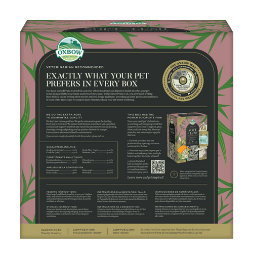 Oxbow Prime Cut Soft & Lush Hay (40 oz)