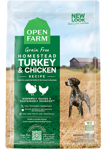 Open Farm Homestead Turkey & Chicken Grain-Free Dry Dog Food (24-lbs)
