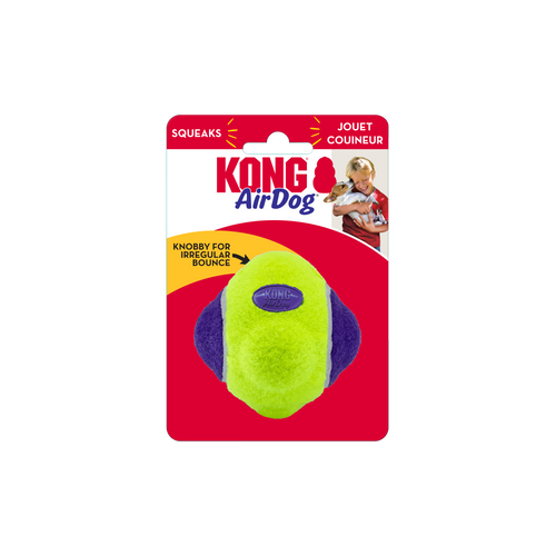 KONG AirDog Squeaker Knobby Ball  Dog Toy (Medium/Large)