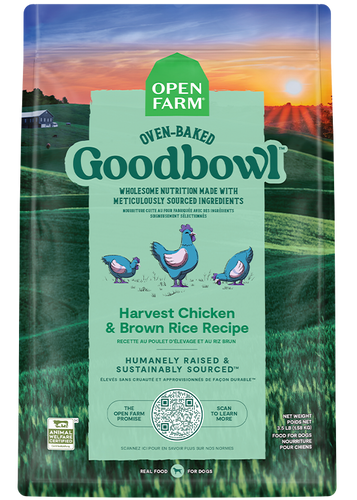 Open Farm Goodbowl™ Harvest Chicken & Brown Rice Recipe for Dogs (22 Lb)