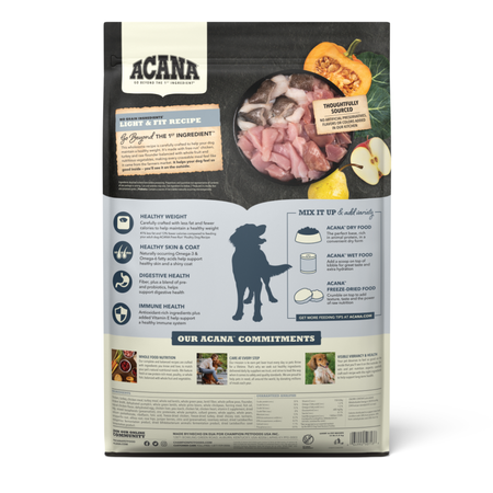 ACANA Light & Fit Recipe Dry Dog Food (25-lb)