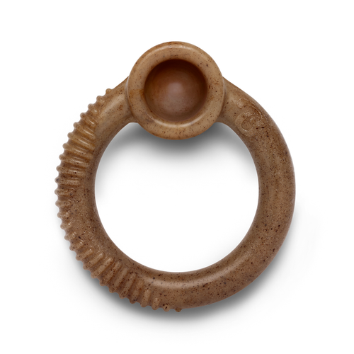 Benebone Bacon Flavored Ring Durable Dog Chew Toy (Medium)