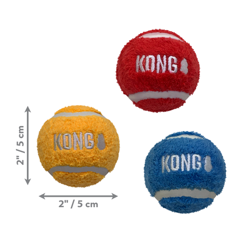 KONG Sport Softies Ball Assorted Dog Toy (Medium)