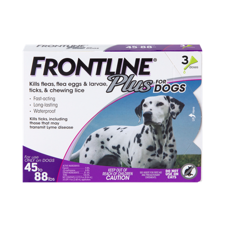 Frontline Plus For Dogs (23-44 lbs - 3 Month)