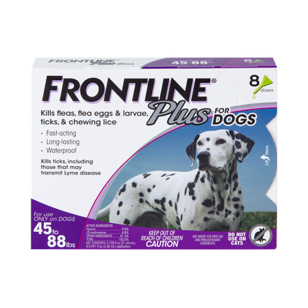Frontline Plus For Dogs (23-44 lbs - 3 Month)