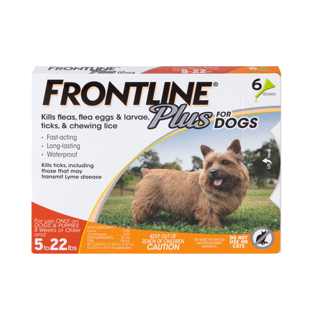 Frontline Plus For Dogs (23-44 lbs - 3 Month)