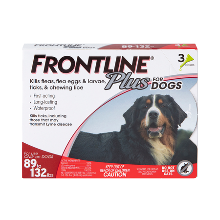 Frontline Plus For Dogs (23-44 lbs - 3 Month)