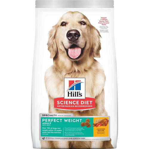 Hill's Science Diet Adult Perfect Weight Chicken Recipe Dog Food (12 lb)