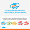 Nylabone Sensory Material Puppy Teething Ring (Small/Regular - Up to 25 lbs)