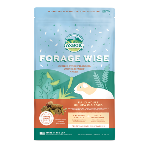 Oxbow Animal Health Forage Wise Adult Guinea Pig Food (4 LB)