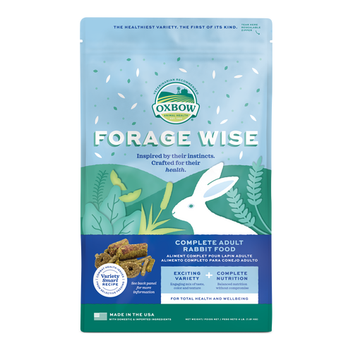Oxbow Animal Health Forage Wise Adult Rabbit Food (4 LB)