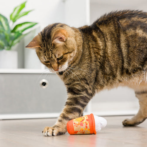 Huxley & Kent Meowww Spice Latte Cat Toy (One Size: 4 x 2.25 x 2.25)