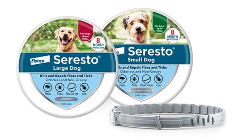 Seresto Flea and Tick Collar for Dogs (Small Dogs - Up to 18 lbs)