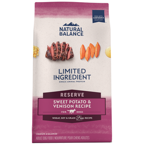 Natural Balance Limited Ingredient Reserve Grain Free Sweet Potato & Venison Recipe Dry Dog Food (4.5-lb)