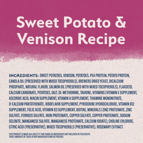 Natural Balance Limited Ingredient Reserve Grain Free Sweet Potato & Venison Recipe Dry Dog Food (4.5-lb)