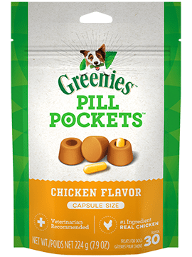 Greenies Pill Pockets Chicken Dog (7.9oz Cap)