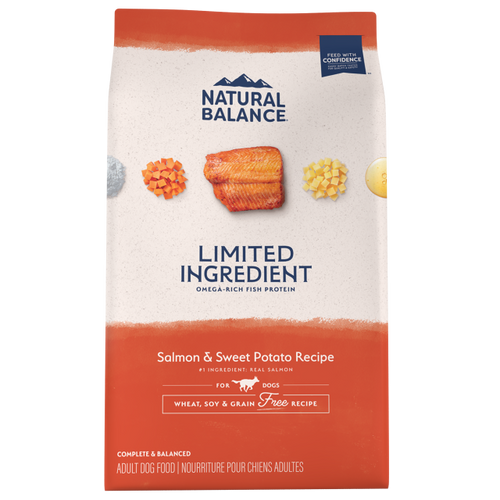 Natural Balance Limited Ingredient Diet Grain Free Salmon & Sweet Potato Recipe Dry Dog Food (22-lb)