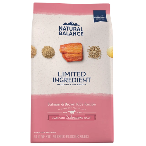 Natural Balance Limited Ingredient Salmon & Brown Rice Recipe Dry Dog Food (24 Lb)