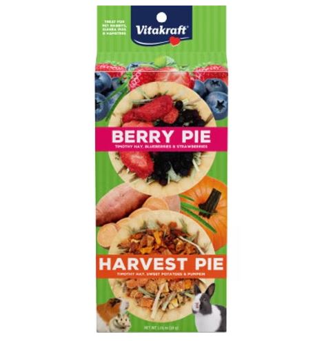 Vitakraft Berry Pie & Harvest Pie Small Animal Treat (1.05 oz)