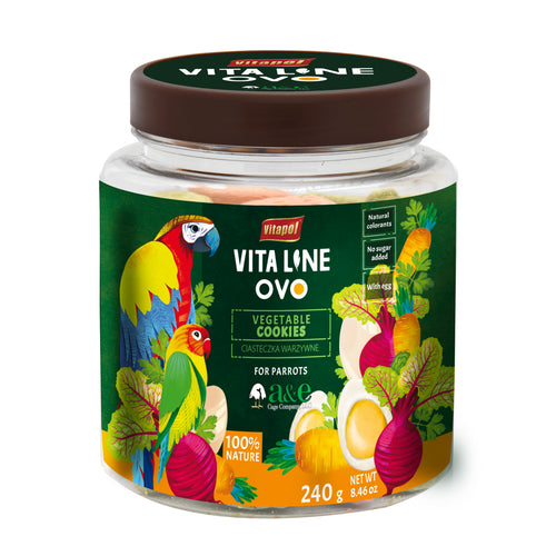A&E Cage Vitapol Vitaline Gourmet Cookies for Parrots (240g)