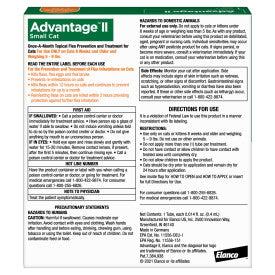 Advantage II Small Cat Vet-Recommended Flea Treatment & Prevention (5-9 lbs - 2 Months)