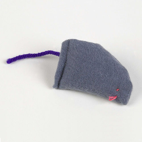 Dr. Daniels The Original Catnip Mouse Toy (2 long by 1 wide (not counting the tail))