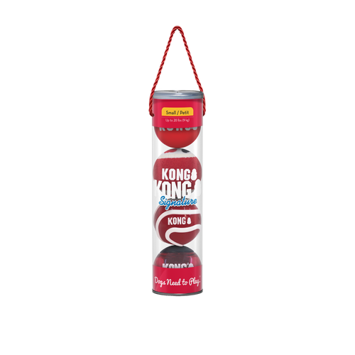KONG Signature Balls 4-Pk (Small)