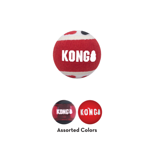 KONG Signature Balls Dog Toy 3-Pk (Large)