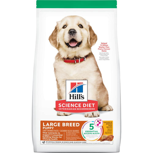 Hill's Science Diet Puppy Large Breed Dog Food Chicken & Brown Rice Recipe (27.5 LB)