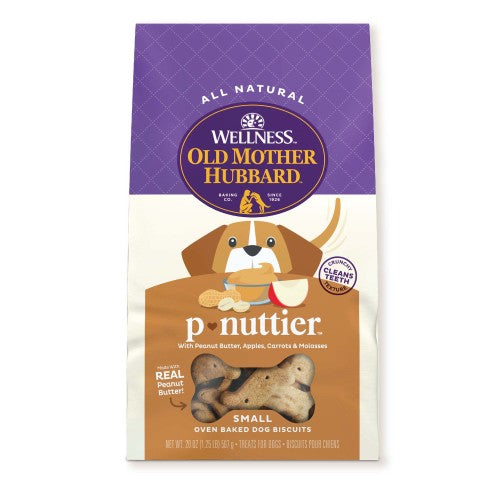 Old Mother Hubbard Classic Natural P-Nuttier Small Biscuits Dog Treats (20-oz)