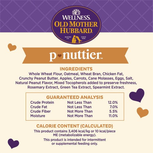 Old Mother Hubbard Classic Natural P-Nuttier Small Biscuits Dog Treats (20-oz)
