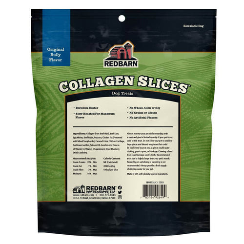 Redbarn Collagen Slices™ Original Bully Flavor Dog Treats (12 oz - 1 Bag)