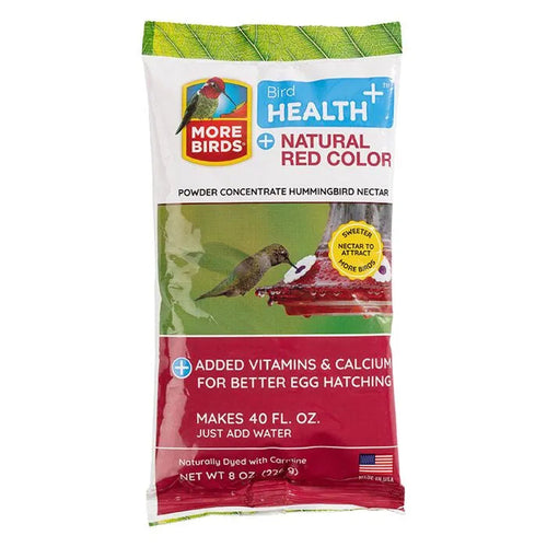 More Birds® Bird Health Natural Red Powder Concentrate Hummingbird Nectar (8 oz)