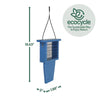 Nature's Way Suet Station Recycled Plastic Tail-prop Bird Feeder (Blue)