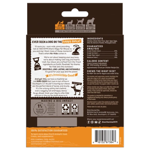 Earth Animal Chicken No-Hide® STIX (7 (3-pack) Large)