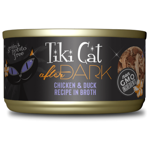 Tiki Cat® After Dark™ Whole Foods Chicken & Duck Wet Cat Food (2.8 oz)