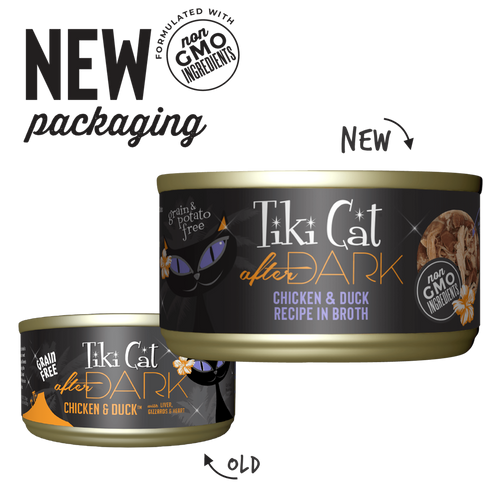 Tiki Cat® After Dark™ Whole Foods Chicken & Duck Wet Cat Food (2.8 oz)