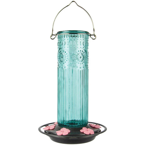 Nature's Way Bird Products Antique Glass Gravity Hummingbird Feeder (28 oz)