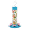 Nature's Way Bird Products Charming Peony Decorative Glass Hummingbird Feeder (20 oz)