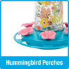 Nature's Way Bird Products Charming Peony Decorative Glass Hummingbird Feeder (20 oz)