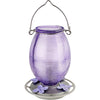 Nature's Way Bird Products Lilac Dreams Antique Glass Gravity Hummingbird Feeder (29 oz)