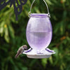 Nature's Way Bird Products Lilac Dreams Antique Glass Gravity Hummingbird Feeder (29 oz)