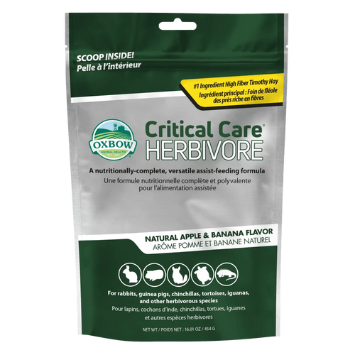 Oxbow Animal Health Critical Care Herbivore Apple-Banana