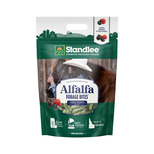 Standlee Premium Western Forage Alfalfa Forage Bites - Very Berry Flavored (5 lb)