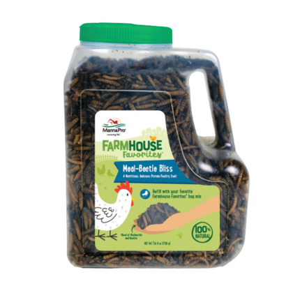 Manna Pro Farmhouse Favorites Meal-Beetle Bliss Poultry Treats (25 oz)