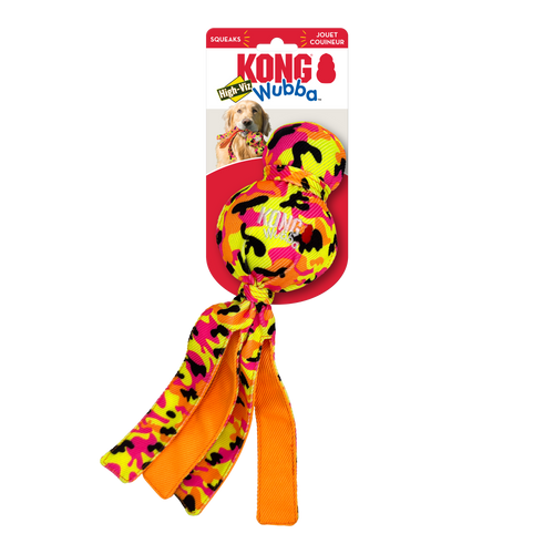 KONG Wubba Ballistic High-Viz Dog Toy (Large)
