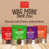 Cloud Star  Wag More Bark Less Crunchy Grain Free Dog Treats, Assorted Flavors (14 oz)