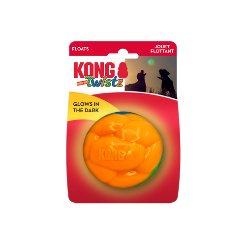 KONG Twistz High-Viz Ball Dog Toy (Large)