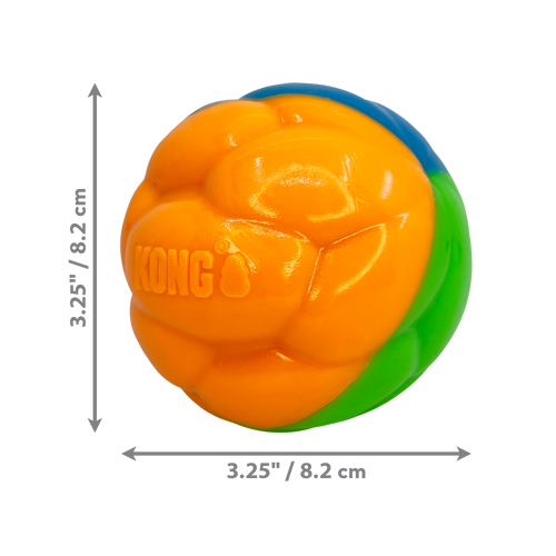 KONG Twistz High-Viz Ball Dog Toy (Large)