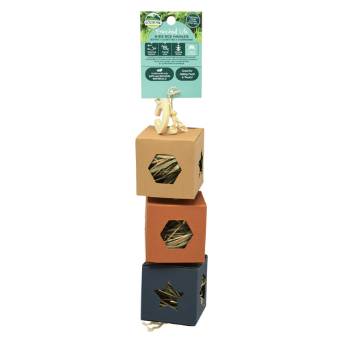 Oxbow Enriched Life – Hide Box Hanger Small Animal Toy (Hide Box Hanger)